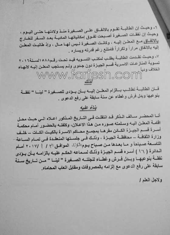  احمد الفيشاوي يرفض الانفاق على تعليم ابنته، فهل يكون مصيره السجن؟ صورة رقم 4