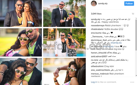 كيف احتفل الفنانون بعيد الحب (فالنتاين) على السوشيال ميديا صورة رقم 5 كيف احتفل الفنانون بعيد الحب (فالنتاين) على السوشيال ميديا صورة رقم 5