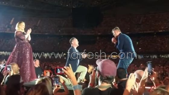 فيديو طلب زواج مثلي بحفل اديل فماذا كان رد فعلها؟ صورة رقم 3 فيديو طلب زواج مثلي بحفل اديل فماذا كان رد فعلها؟ صورة رقم 3