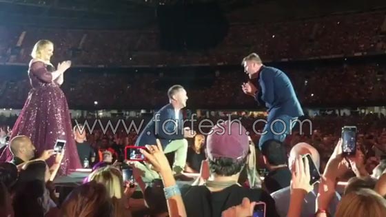 فيديو طلب زواج مثلي بحفل اديل فماذا كان رد فعلها؟ صورة رقم 4 فيديو طلب زواج مثلي بحفل اديل فماذا كان رد فعلها؟ صورة رقم 4