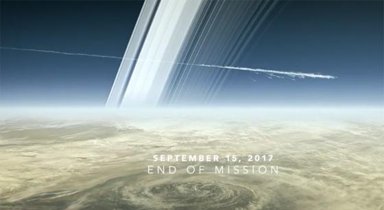 ناسا تطلق فيديو لتحطم كاسيني في الغلاف الجوي لزحل صورة رقم 1