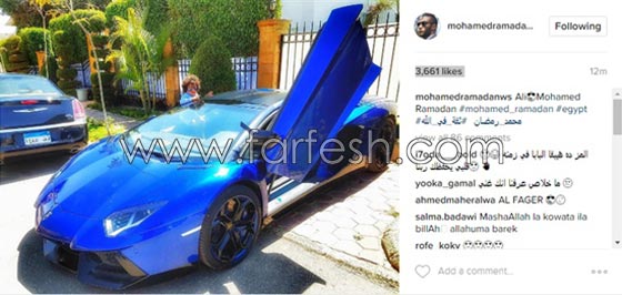 محمد رمضان ينشر صورة ابنه بسيارته الفارهة والجمهور: ما خلاص عرفنا انك غني! صورة رقم 1 محمد رمضان ينشر صورة ابنه بسيارته الفارهة والجمهور: ما خلاص عرفنا انك غني! صورة رقم 1