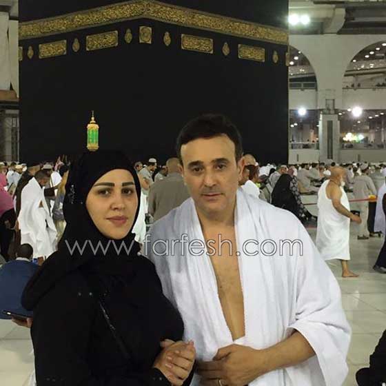 صور صابر الرباعي بملابس الاحرام مع زوجته يؤديان مناسك العمرة صورة رقم 1 صور صابر الرباعي بملابس الاحرام مع زوجته يؤديان مناسك العمرة صورة رقم 1