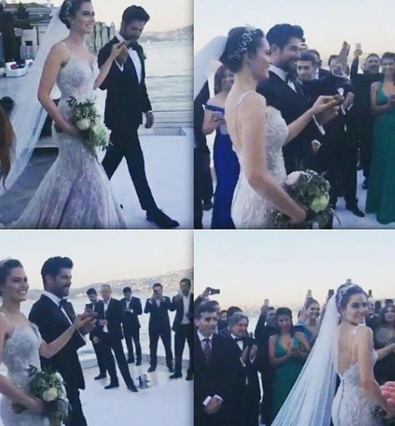 فيديوهات وصور زفاف النجمين التركيين بوارك أوزجيفيت وفهرية إيفجان صورة رقم 18