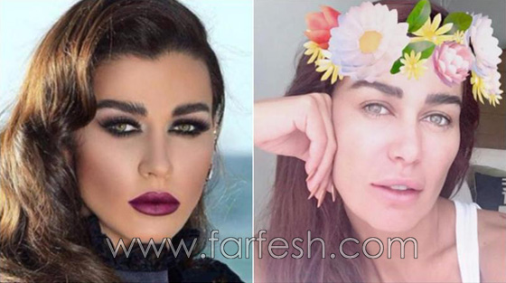 نجمات عربيات قبل وبعد مساحيق التجميل.. تكاد لا تعرفهن! صورة رقم 8 نجمات عربيات قبل وبعد مساحيق التجميل.. تكاد لا تعرفهن! صورة رقم 8