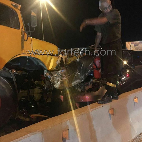 صور وفيديو: نجاة ملحم زين من حادث مروع بعد اصطدامه بشاحنة عكس السير! صورة رقم 10 صور وفيديو: نجاة ملحم زين من حادث مروع بعد اصطدامه بشاحنة عكس السير! صورة رقم 10