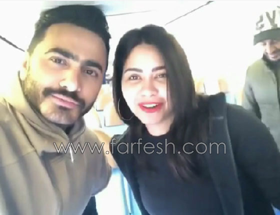 فيديو تامر حسني مع شيرين عبد الوهاب يعلنان عن مفاجأة! صورة رقم 3