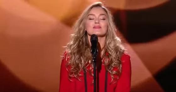 فيديو وصور ياسمين عماري فنانة جزائرية تهز مسرح (ذا فويس) الفرنسي صورة رقم 5