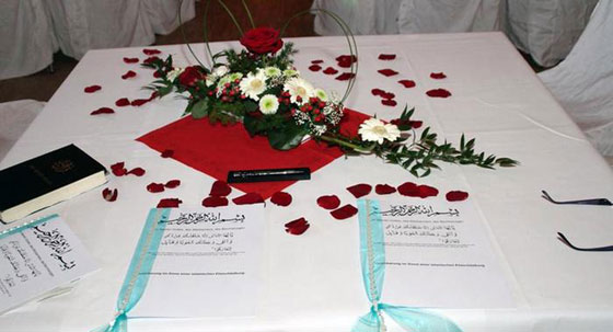 كيف يحتفل العرسان العرب بفرحة عمرهم في يوم الزفاف؟ صورة رقم 7