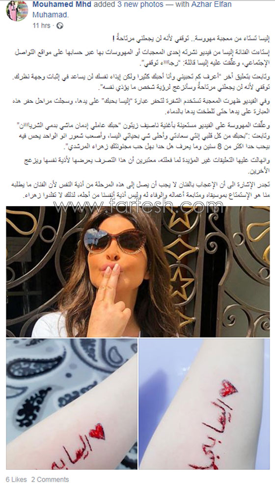 لماذا قالت إليسا لإحدى معجباتها: توقفي أرجوكِ! صورة رقم 7 لماذا قالت إليسا لإحدى معجباتها: توقفي أرجوكِ! صورة رقم 7