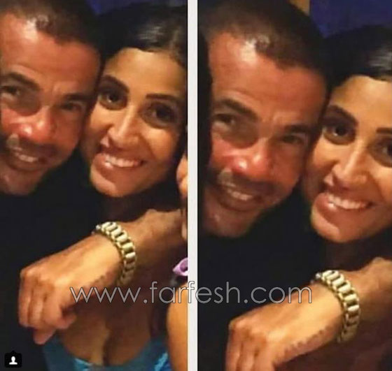 صور عمرو دياب الجديدة يحتضن دينا الشربينى تجدد تساؤلات جمهوره صورة رقم 1