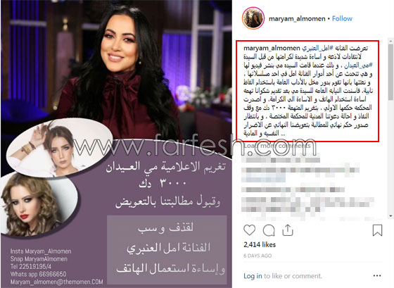 الاعلامية مي العيدان في ورطة والحكم عليها بتهمة السب والقذف لفنانة شابة! صورة رقم 1 الاعلامية مي العيدان في ورطة والحكم عليها بتهمة السب والقذف لفنانة شابة! صورة رقم 1