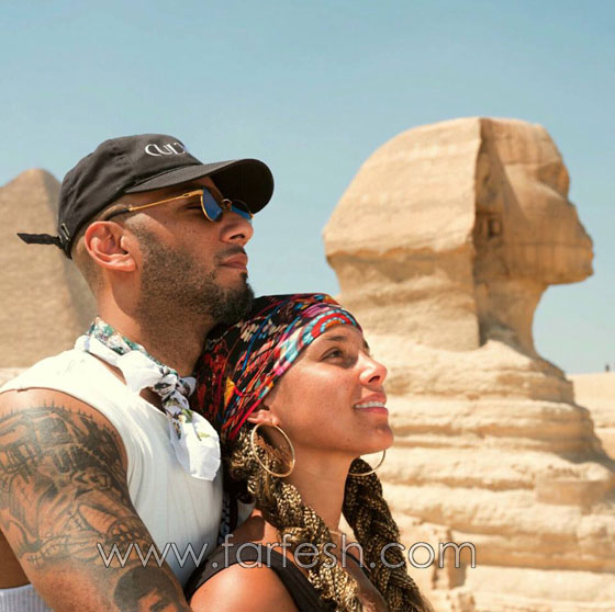 صور اليشيا كيز في مصر قبل مغادرتها: أشعر انني الملكة هنا! صورة رقم 3