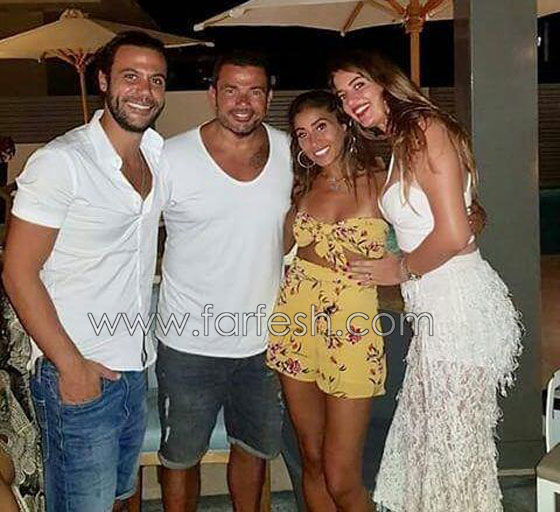 ماذا يفعل عمرو دياب ودينا الشربيني مع محمد عادل إمام في شهر العسل؟ صورة رقم 1