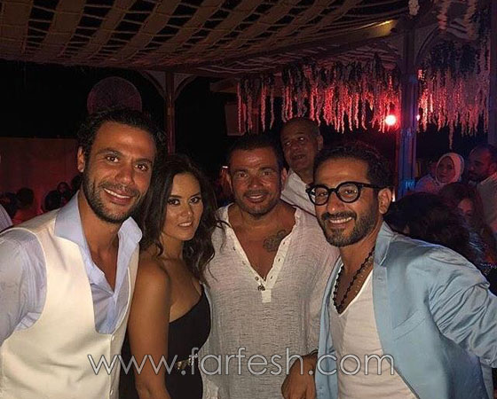 ماذا يفعل عمرو دياب ودينا الشربيني مع محمد عادل إمام في شهر العسل؟ صورة رقم 2
