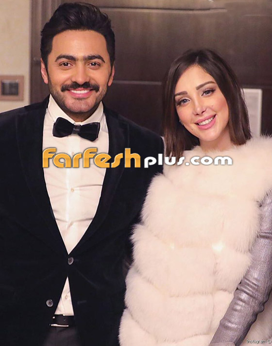 تامر حسني يحتفل بالعام الجديد مع طليقته وأولاده، ومقربون يؤكدون عودته لـ بسمة بوسيل صورة رقم 16