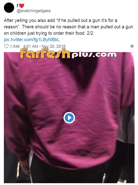 فيديو مديرة مكدونالدز تطرد مراهقين مسلمين هددهم مسلح عنصري بمسدس! صورة رقم 4