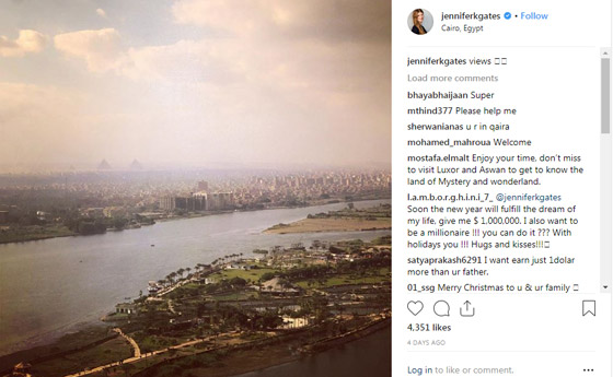  ابنة الملياردير الأميركي بيل غيتس تزور القاهرة مع حبيبها المصري صورة رقم 2