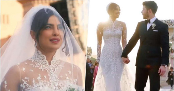 فيديو: ما هي الرسائل الخفية في فستان زفاف بريانكا تشوبرا الخيالي؟ صورة رقم 11