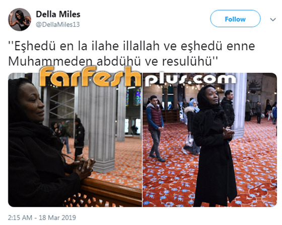 فنانة عالمية تعتنق الاسلام بعد زيارتها لتركيا! ونطقت الشهادتين بالفيديو صورة رقم 1 فنانة عالمية تعتنق الاسلام بعد زيارتها لتركيا! ونطقت الشهادتين بالفيديو صورة رقم 1