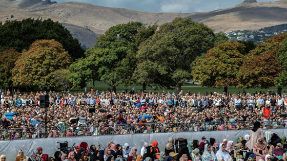  بالفيديو والصور: تشييع ضحايا نيوزيلندا في جمعة حاشدة بحضور رئيسة الوزراء صورة رقم 3