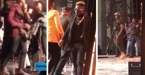 بالفيديو: شجار عنيف واشتباك بالأيدي في حفل توزيع جوائز بارز في غانا صورة رقم 5