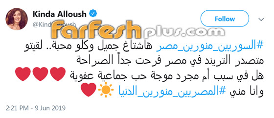 كيف رد نجوم مصر على حملة الهجوم على السوريين؟ صورة رقم 5 كيف رد نجوم مصر على حملة الهجوم على السوريين؟ صورة رقم 5
