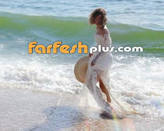 ما الذي جذب الجمهور في إطلالة بسمة بوسيل زوجة تامر حسني وهي على الشاطئ؟ صورة رقم 2