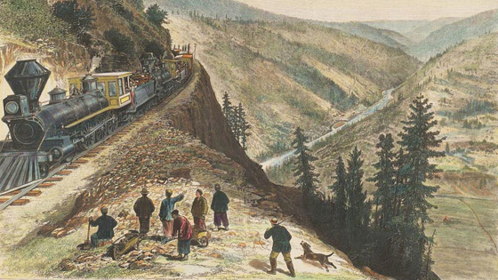 عمال مهاجرون صينيون ضحوا بأنفسهم لبناء سكة حديد لتسهيل مواصلات أمريكا صورة رقم 4
