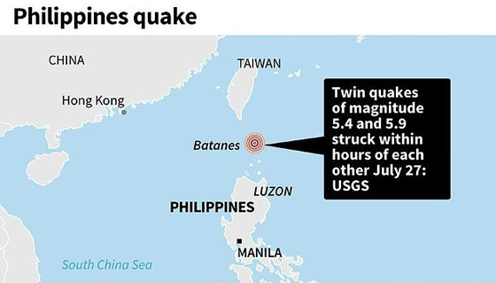 بالفيديو والصور: زلزالان يضربان الفلبين.. 8 قتلى وعشرات الجرحى صورة رقم 1