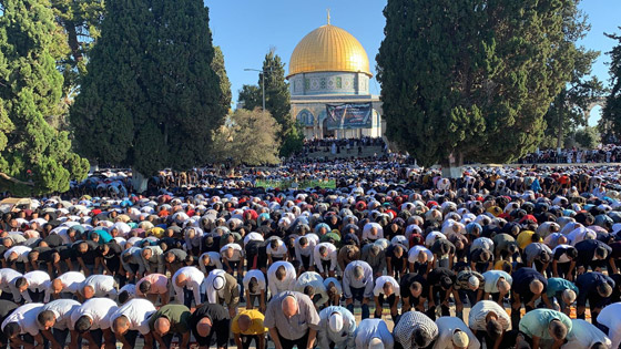 قوات الاحتلال تقتحم المسجد الأقصى وتهاجم المصلين بعد صلاة العيد صورة رقم 21