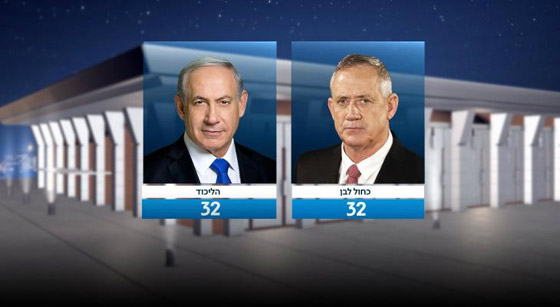 الانتخابات الإسرائيلية: تعادل بين نتنياهو وغانتس حسب النتائج الأولية صورة رقم 1