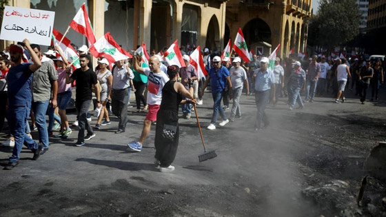  تظاهرات لبنان تدخل يومها الخامس..ومحتجون يدعون لـ