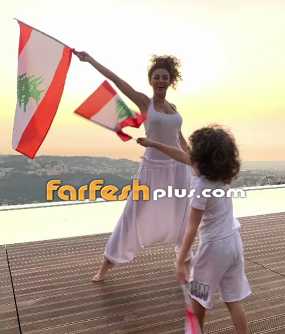 فيديو: ميريام فارس تطل مع ابنها جايدن مجددا لتوعيته على محبة الوطن صورة رقم 3 فيديو: ميريام فارس تطل مع ابنها جايدن مجددا لتوعيته على محبة الوطن صورة رقم 3