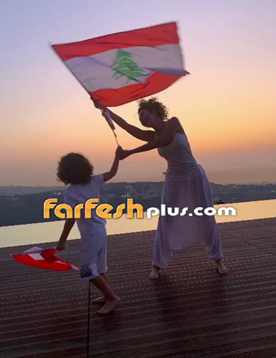 فيديو: ميريام فارس تطل مع ابنها جايدن مجددا لتوعيته على محبة الوطن صورة رقم 4 فيديو: ميريام فارس تطل مع ابنها جايدن مجددا لتوعيته على محبة الوطن صورة رقم 4