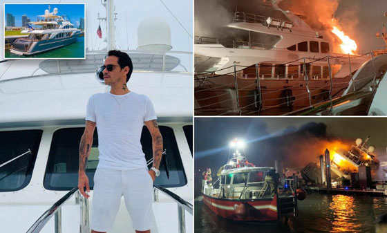حريق يدمر يخت “مارك أنتوني” طليق جينيفر لوبيز.. 7 ملايين دولار غرقت في الماء! صورة رقم 1 حريق يدمر يخت “مارك أنتوني” طليق جينيفر لوبيز.. 7 ملايين دولار غرقت في الماء! صورة رقم 1