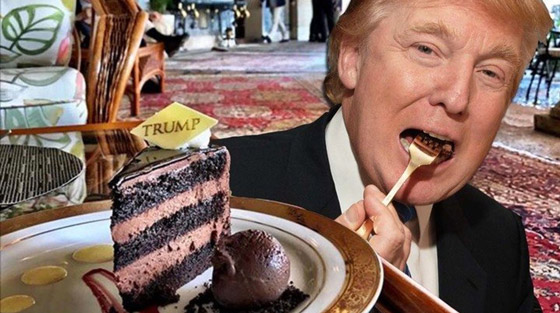 بالصور الرئيس دونالد ترامب يعشق الأطعمة السريعة: البيتزا البرجر والتاكو صورة رقم 9