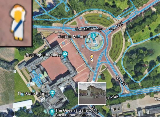 خرائط جوجل تخبئ مفاجأة فوق قصر باكنغهام.. والأمير هاري بآخر مهمة له صورة رقم 1