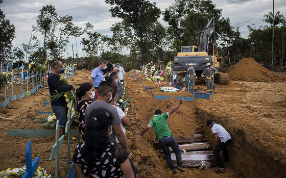 مئات التوابيت في مقبرة كورونا.. فيلم رعب في غابة برازيلية! صور صورة رقم 16