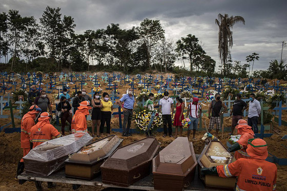 مئات التوابيت في مقبرة كورونا.. فيلم رعب في غابة برازيلية! صور صورة رقم 17