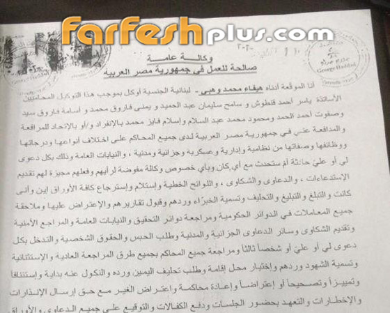 محمد وزيري يكشف السر ويرفع دعوى على هيفاء وهبي لإثبات زواجهما (مستند) صورة رقم 6