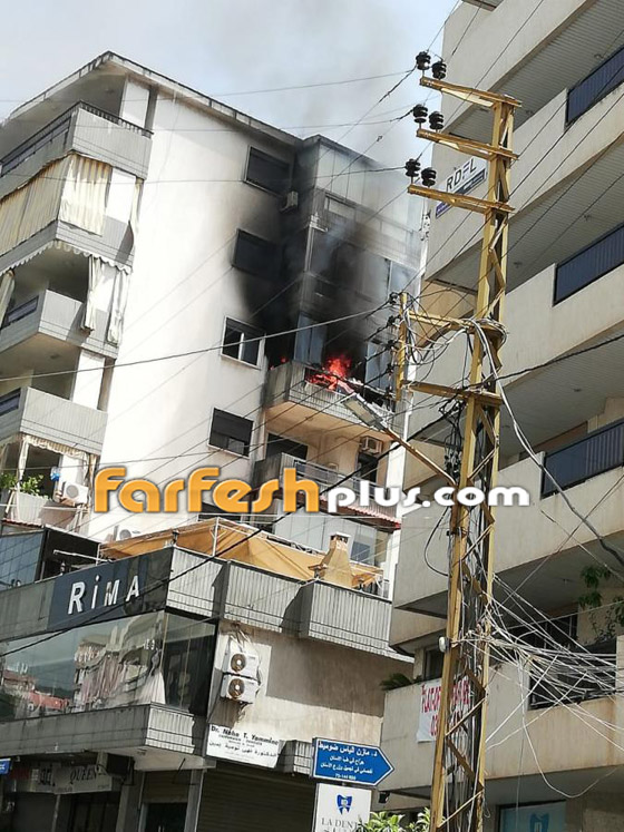 صور: وفاة والد الممثلة جيسي عبدو بحريق في منزله ونانسي والنجوم يعزوها صورة رقم 1