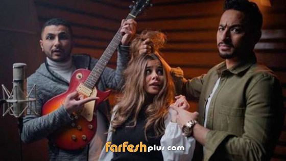 حجب كليب حمادة هلال مع منة عرفة ثم اعادته بعد ساعات: شاهد فيديو 