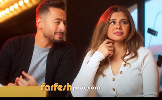حجب كليب حمادة هلال مع منة عرفة ثم اعادته بعد ساعات: شاهد فيديو 