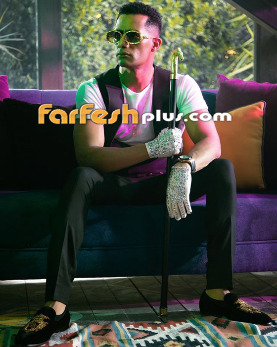 محمد رمضان بقفاز مرصع في كليب (كورونا فيروس) وابنه يظهر لأول مرة صورة رقم 14
