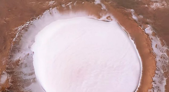 تشبه ثلوج الأرض.. مشاهد فيديو ساحرة من كوكب المريخ صورة رقم 5