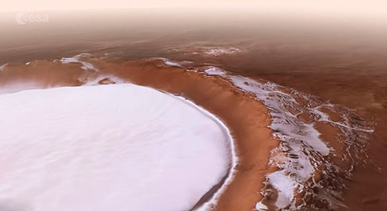 تشبه ثلوج الأرض.. مشاهد فيديو ساحرة من كوكب المريخ صورة رقم 7