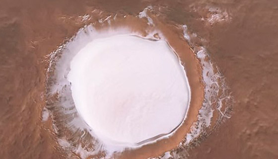 تشبه ثلوج الأرض.. مشاهد فيديو ساحرة من كوكب المريخ صورة رقم 1