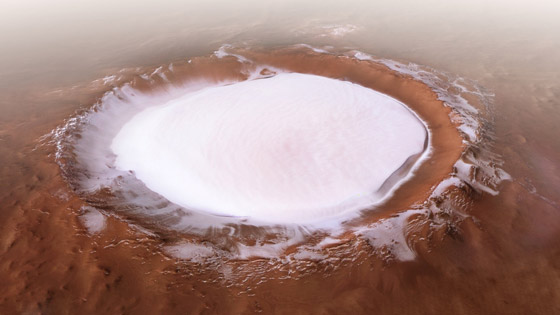 تشبه ثلوج الأرض.. مشاهد فيديو ساحرة من كوكب المريخ صورة رقم 2