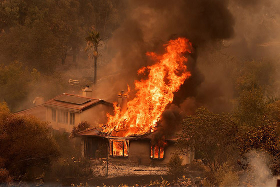 كاليفورنيا جحيما برتقاليا: النيران تلتهم مساحات قياسية ولا تزال مشتعلة صورة رقم 43